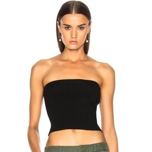 NILI LOTAN RAMBEAU RIBBED TUBE TOP, SZ SMALL